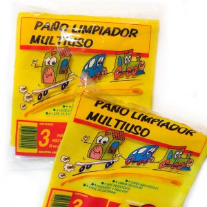 Trapo paño amarillo x 3 u
