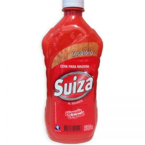 Cera Suiza para madera incoloro 850 ml.