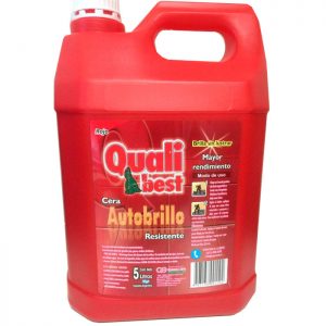 Cera autobrillo Qualibest Roja – 5 Lts.
